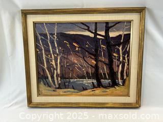MaxSold Auction: Signed Horace Valentine VICK (1902-1980) Original Oil on Board - Oakville (Ontario, Canada) PARTNER MANAGED Estate Sale Online Auction - Lakeshore Road West (Shipping Available)                     