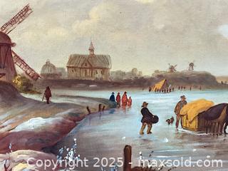 MaxSold Auction: Signed Ovaneff CHIMCHIDIAN (1867-1930) Original Oil on Canvas - Oakville (Ontario, Canada) PARTNER MANAGED Estate Sale Online Auction - Lakeshore Road West (Shipping Available)                     