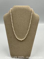 MaxSold Auction: String of Cultured Pearls with 14K Gold Clasp - Oakville (Ontario, Canada) PARTNER MANAGED Estate Sale Online Auction - Lakeshore Road West (Shipping Available)                     