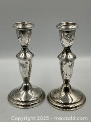 MaxSold Auction: Two pairs of BIRKS Sterling Silver candle sticks.  - Oakville (Ontario, Canada) PARTNER MANAGED Estate Sale Online Auction - Lakeshore Road West (Shipping Available)                     