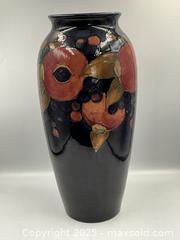 MaxSold Auction: Very Large Signed MOORCROFT Pomegranate Blue Ground Vase. Circa 1930 - Oakville (Ontario, Canada) PARTNER MANAGED Estate Sale Online Auction - Lakeshore Road West (Shipping Available)                     