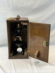 MaxSold Auction: Vintage Wallace Heaton Ltd., London Carl Zeiss JENA Microscope in Original Box - Oakville (Ontario, Canada) PARTNER MANAGED Estate Sale Online Auction - Lakeshore Road West (Shipping Available)                     
