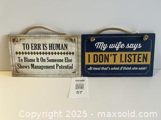 MaxSold Auction: Hanging Signs - Ottawa (Ontario, Canada) SELLER MANAGED Downsizing Online Auction - Landover Crescent