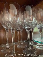 MaxSold Auction: 12 Crystal Wine Goblets - Toronto (Ontario, Canada) SELLER MANAGED Downsizing Online Auction - Grenview Boulevard South