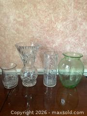 MaxSold Auction: 4 Assorted Vases - Toronto (Ontario, Canada) SELLER MANAGED Downsizing Online Auction - Grenview Boulevard South
