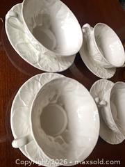 MaxSold Auction: 4 Coalport Country Ware Soup Dishes and Saucers - Toronto (Ontario, Canada) SELLER MANAGED Downsizing Online Auction - Grenview Boulevard South