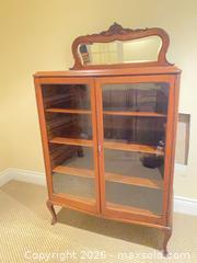 MaxSold Auction: Antique Glass Cabinet  - Toronto (Ontario, Canada) SELLER MANAGED Downsizing Online Auction - Grenview Boulevard South