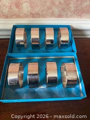 MaxSold Auction: Birks Silver Plated Napkin Rings  - Toronto (Ontario, Canada) SELLER MANAGED Downsizing Online Auction - Grenview Boulevard South