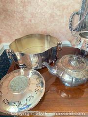 MaxSold Auction: Large Lot of Assorted Silver Plated Servingware Items - Toronto (Ontario, Canada) SELLER MANAGED Downsizing Online Auction - Grenview Boulevard South