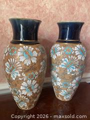 MaxSold Auction: Pair of Royal Doulton Vases - Toronto (Ontario, Canada) SELLER MANAGED Downsizing Online Auction - Grenview Boulevard South