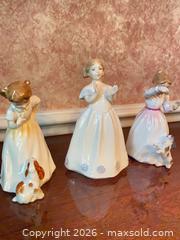 MaxSold Auction: Royal Doulton Girl Figurines x 3 - Toronto (Ontario, Canada) SELLER MANAGED Downsizing Online Auction - Grenview Boulevard South
