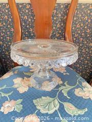 MaxSold Auction: Vintage Glass Cake Platter - Toronto (Ontario, Canada) SELLER MANAGED Downsizing Online Auction - Grenview Boulevard South