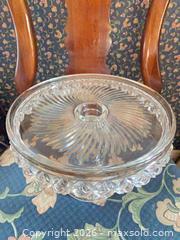 MaxSold Auction: Vintage Glass Cake Platter - Toronto (Ontario, Canada) SELLER MANAGED Downsizing Online Auction - Grenview Boulevard South