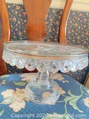 MaxSold Auction: Vintage Glass Cake Platter - Toronto (Ontario, Canada) SELLER MANAGED Downsizing Online Auction - Grenview Boulevard South