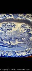 MaxSold Auction: Wedgwood “Wild Rose” Blue and White Platter - Toronto (Ontario, Canada) SELLER MANAGED Downsizing Online Auction - Grenview Boulevard South
