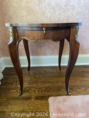 MaxSold Auction: Wooden Antique Side table  - Toronto (Ontario, Canada) SELLER MANAGED Downsizing Online Auction - Grenview Boulevard South