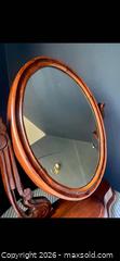 MaxSold Auction: Wooden Antique Vanity Table Mirror - Toronto (Ontario, Canada) SELLER MANAGED Downsizing Online Auction - Grenview Boulevard South