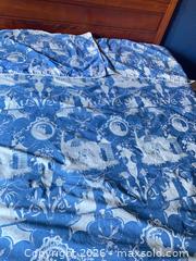 MaxSold Auction: Yves Delorme Queen Sized Toile Duvet Cover and Shams  - Toronto (Ontario, Canada) SELLER MANAGED Downsizing Online Auction - Grenview Boulevard South