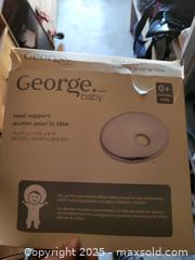 MaxSold Auction: George Baby Infant Head Support Pillow/Cushion, White, 0+ Months - Kingston (Ontario, Canada) SELLER MANAGED Reseller Online Auction - Development Drive (STORAGE)