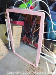 MaxSold Auction: Pink Mirror - Kingston (Ontario, Canada) SELLER MANAGED Reseller Online Auction - Development Drive (STORAGE)