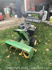 MaxSold Auction: John Deere 26&#34; Two-Stage Walk-Behind Snow Blower - New Tecumseth (Ontario, Canada) SELLER MANAGED Downsizing Online Auction - Maple Avenue West
