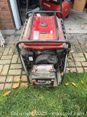 MaxSold Auction: Kawasaki GE5000A-S 5000W Portable Gasoline Generator - New Tecumseth (Ontario, Canada) SELLER MANAGED Downsizing Online Auction - Maple Avenue West