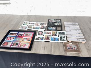 MaxSold Auction: Collage frame and decorations a lot - Cocoa (Florida, USA) SELLER MANAGED Estate Sale Online Auction - Broadcast Court