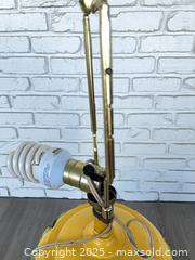 MaxSold Auction: Hand painted the elongated design, palm tree, yellow lamp - Cocoa (Florida, USA) SELLER MANAGED Estate Sale Online Auction - Broadcast Court