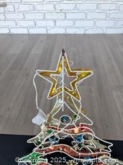 MaxSold Auction: Pair of metal framed Christmas tree decorations for the yard - Cocoa (Florida, USA) SELLER MANAGED Estate Sale Online Auction - Broadcast Court