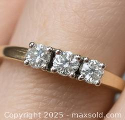 MaxSold Auction: 14K(2.27g) Diamond(0.20ct)Ring,size7 - Toronto (Ontario, Canada) PARTNER MANAGED Downsizing Online Auction - Queen Street East