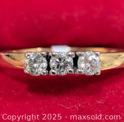 MaxSold Auction: 14K(2.27g) Diamond(0.20ct)Ring,size7 - Toronto (Ontario, Canada) PARTNER MANAGED Downsizing Online Auction - Queen Street East