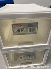 MaxSold Auction: Two Plastic Sterilite Shoe Drawers - Markham (Ontario, Canada) SELLER MANAGED Downsizing Online Auction - Alden Road (STORAGE)