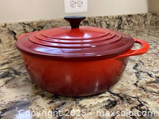 MaxSold Auction: Le Creuset red dish - Silver Spring (Maryland, USA) SELLER MANAGED Moving Online Auction - Wayne Avenue