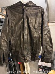 MaxSold Auction: Leather Jacket Made In Italy - Surrey (British Columbia, Canada) SELLER MANAGED Estate Sale Online Auction -  106 Avenue