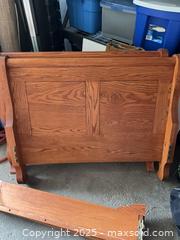 MaxSold Auction: Cherry wood headboard and baseboard  - Toronto (Ontario, Canada) SELLER MANAGED Downsizing Online Auction -  Anglesey Boulevard