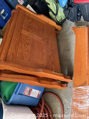 MaxSold Auction: Cherry wood headboard and baseboard  - Toronto (Ontario, Canada) SELLER MANAGED Downsizing Online Auction -  Anglesey Boulevard