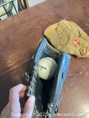 MaxSold Auction: Lot of 2 Baseball/Softball Gloves (Left-Hand Wear) - Garden City (Georgia, USA) SELLER MANAGED Downsizing Online Auction -  Bryce Industrial Drive