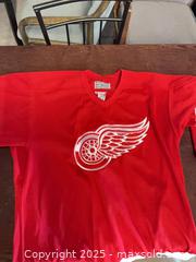 MaxSold Auction: Red Jersey with White Trim, Long Sleeve - Garden City (Georgia, USA) SELLER MANAGED Downsizing Online Auction -  Bryce Industrial Drive