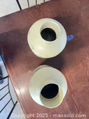 MaxSold Auction: Set of 2 Home Decor Containers, approx. 5–6 in W x 10–15 in H - Garden City (Georgia, USA) SELLER MANAGED Downsizing Online Auction -  Bryce Industrial Drive