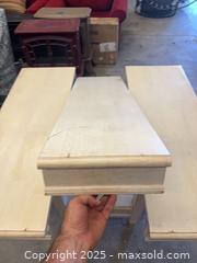 MaxSold Auction: Solid Wood Counter-Height Square Table with Storage Base - Garden City (Georgia, USA) SELLER MANAGED Downsizing Online Auction -  Bryce Industrial Drive