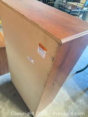 MaxSold Auction: Tall dresser chest of drawers — engineered wood with veneer 26x15x48 - Garden City (Georgia, USA) SELLER MANAGED Downsizing Online Auction -  Bryce Industrial Drive