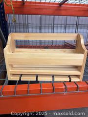 MaxSold Auction: Wall-Mounted Solid Pine Towel Bar / Quilt Hanger, 16–24 in - Garden City (Georgia, USA) SELLER MANAGED Downsizing Online Auction -  Bryce Industrial Drive