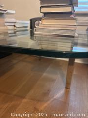 MaxSold Auction: Glass and chrome MCM coffee table. - Toronto (Ontario, Canada) SELLER MANAGED Downsizing Online Auction - Wright Avenue