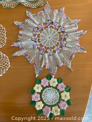 MaxSold Auction: Vintage Crochet Dollies 6Pcs - Coquitlam (British Columbia, Canada) SELLER MANAGED Downsizing Online Auction - Delestre Avenue                 