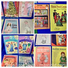 MaxSold Auction: Vintage Paper dolls Collection (New) uncut - Coquitlam (British Columbia, Canada) SELLER MANAGED Downsizing Online Auction - Delestre Avenue                 