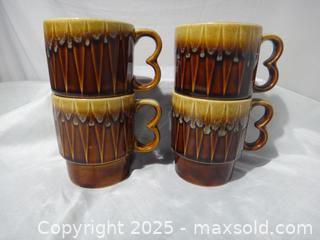 MaxSold Auction: 1970s STACKING COFFEE/TEA MUGS  #1 - Ajax (Ontario, Canada) SELLER MANAGED Downsizing Online Auction - Noake Crescent