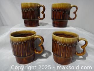 MaxSold Auction: 1970s STACKING COFFEE/TEA MUGS  #1 - Ajax (Ontario, Canada) SELLER MANAGED Downsizing Online Auction - Noake Crescent