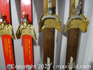 MaxSold Auction: 2 PAIR VINTAGE CROSS COUNTRY SKIS A - Ajax (Ontario, Canada) SELLER MANAGED Downsizing Online Auction - Noake Crescent
