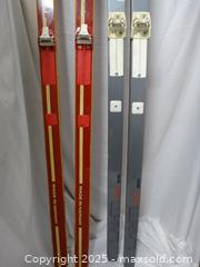 MaxSold Auction: 2 PAIR VINTAGE CROSS COUNTRY SKIS B - Ajax (Ontario, Canada) SELLER MANAGED Downsizing Online Auction - Noake Crescent