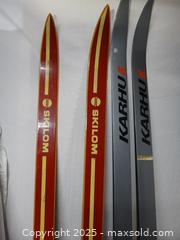 MaxSold Auction: 2 PAIR VINTAGE CROSS COUNTRY SKIS B - Ajax (Ontario, Canada) SELLER MANAGED Downsizing Online Auction - Noake Crescent